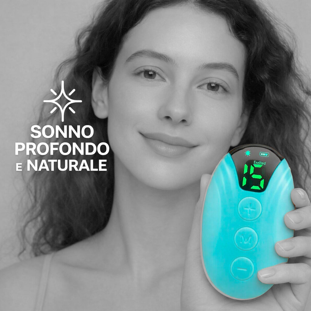 ZZZHAPPY™ – Dispositivo Portatile per il Sonno con Microcorrente EMS