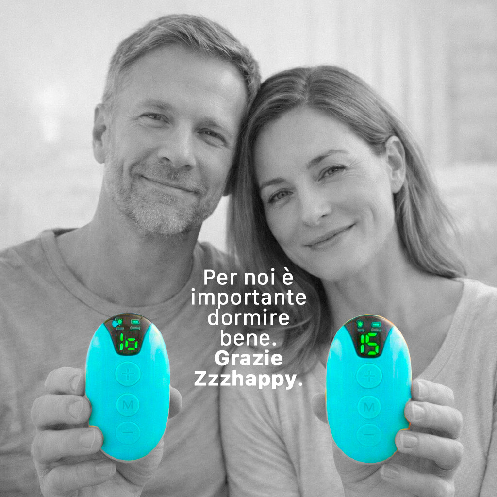 ZZZHAPPY™ – Dispositivo Portatile per il Sonno con Microcorrente EMS